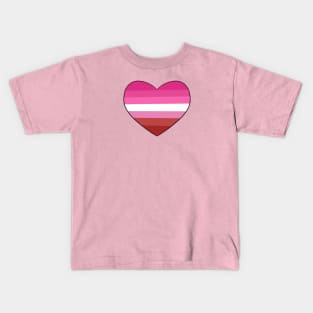 Lesbian Heart Kids T-Shirt